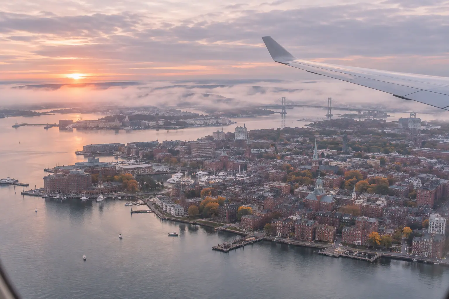 Boston from the air