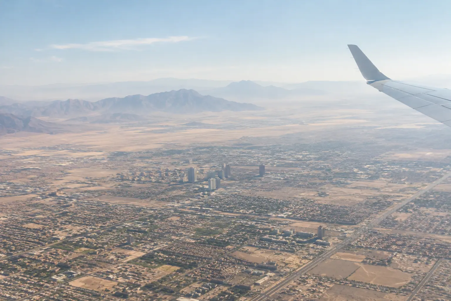 Las Vegas from the air