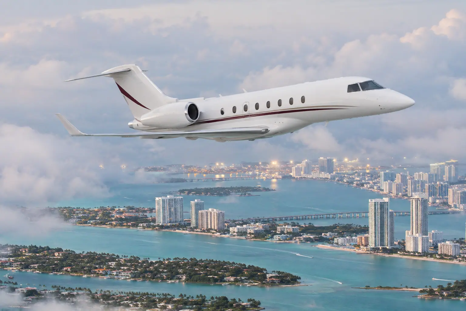 Private jet Miami to San Francisco
