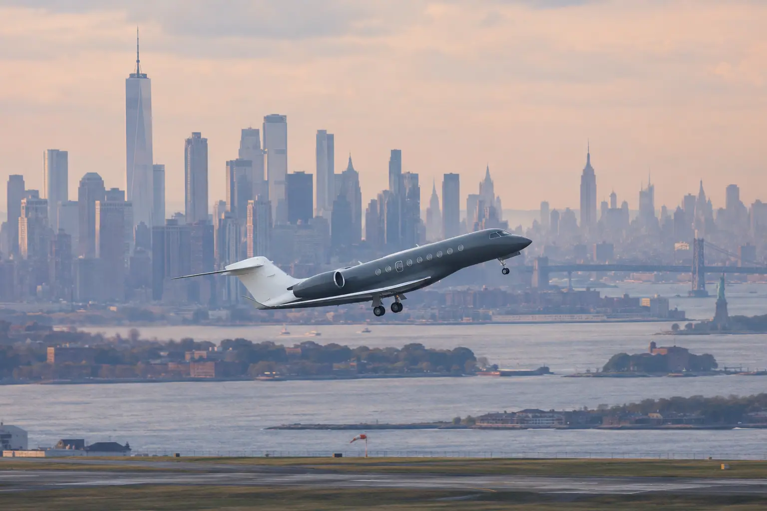 Private jet New York to San Francisco