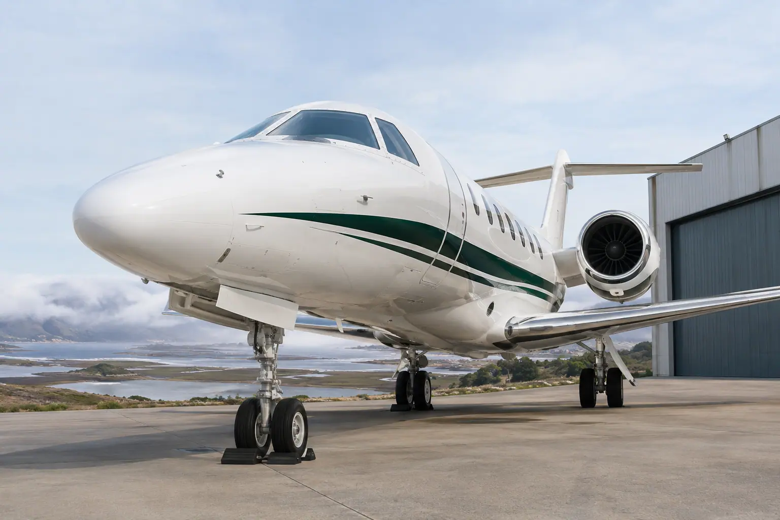 Ramp at Hayward Executive Airport